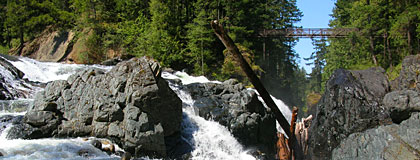 Englishman River Falls Provincial Park BC Canada