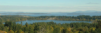 Elk Lake From the Dominion Observatory Victoria