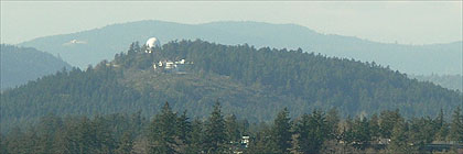 Dominion Observatory from Mount Douglas Park Victoria BC