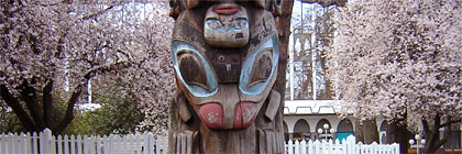 Thunderbird Park Totem Poles Victoria BC