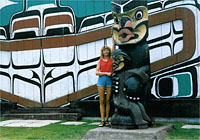 Thunderbird Park Totem Poles Victoria BC