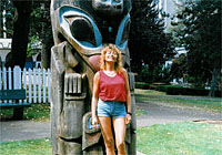 Thunderbird Park Totem Poles Victoria BC