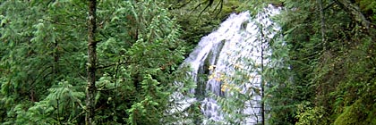 Waterfalls Timberman Trail Gowlland Tod Park BC